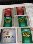 6 Panasonic & Ram 120 Min Video Recording Dvds Sealed. Fixed Price $32.00.