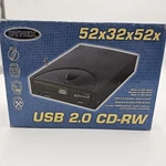 Dynex Usb 2.0 External Cd-rw Drive 52X32X52X W/ Box Tested Works. Fixed Price $45.00.