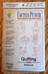 New/sealed Cactus Punch Embroidery Digitizing Cd "quilting - Redwork" Volume 4. Fixed Price $6.99.