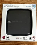 Lg Slim Portable Bd-rom/dvd Writer 3D Blu-ray Playback CP40NG10 Nib. Fixed Price $99.99.