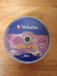 Verbatim Dvd+r Dl 8.5GB 8X Azo With Branded Surface Blank Recordable Dvds 20. Fixed Price $15.00.