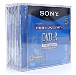 5-PACK Sony Handycam Dvd-r 1.4GB 30 Min Blank Recordable Video Camera Discs New. Fixed Price $34.99.