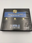 8 *new* Delkin Devices Archival Gold 100 Year Anti-scratch Dvd-r Discs + Binder. Fixed Price $35.97.