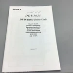 Vintage 2002 Sony Users Manual Dvd Rom DDU-1621. Fixed Price $9.95.