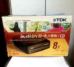 Tdk Indidvd 840G External Cd-rw Burner 8X Usb 2.0 Ieee 1394. Fixed Price $29.99.