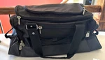 Ibm Black Duffle Travel Bag 24X10X12". Fixed Price $19.99.