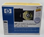 Hp DVD640E Dvd+r/+rw 16X Writer Double Layer Lightscribe Brand New Sealed. Fixed Price $79.99.