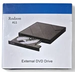 Rodzon A11 External Usb Dvd Drive Cd Reader Writer Portable Laptop Nib. Fixed Price $18.95.