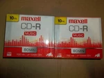 (2) Maxell Cd-r Compact Discs Music Audio Recordable 80 Minute, 700MB 10 Pack. Fixed Price $17.99.