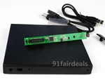 Usb External Case Enclosure For 12.7MM Pata/ide Sata Laptop Dvd Drive Burner. Fixed Price $13.78.